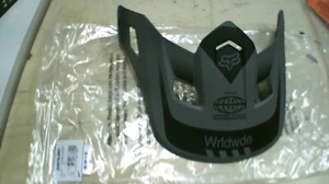 FOX RACING HELMET REPLACEMENT VISOR PEAK - V2 MX19 - BLACK+GRAY - Picture 1 of 7
