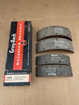 Forros de freio dianteiro 1952 1953 1954 NASH Ambassador - Imagem 1 de 3