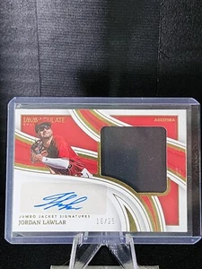 2023 Panini Immaculate Jordan Lawlar Jumbo Jacket Auto /25 Diamondbacks - Picture 1 of 2