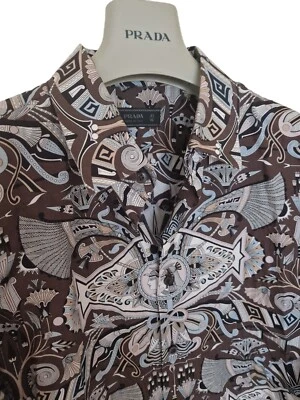 Mens PRADA Long sleeve shirt size 41" chest 16" collar Medium...RRP £725 - Image 1 of 4