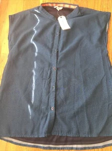 Nautica Girls Blue Cap Sleeve Top Size 14/16 - Picture 1 of 3