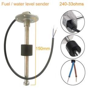 Fuel Level Sender 150mm 240-33ohms Fuel/Water Tank Sensor for Car Boat USA STOCK - Imagen 1 de 7