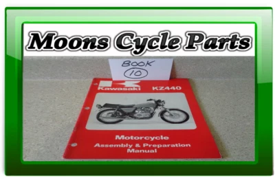 Kawasaki KZ-440 B1 1980 manual de preparación de montaje de motocicleta (libro 10) Foto 1 de 4