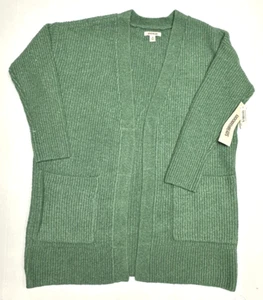Goodthreads Womens Size XS Boucle Cardigan Sweater Sage Green - Picture 1 of 5