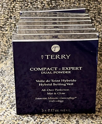 By Terry Compact Expert Dual powder ~Mat & Glow , 0.17 oz. ~CHOOSE SHADE... NIB - Image 1 of 3