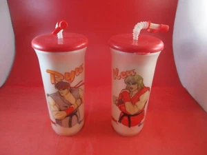 Ryu + Ken Street Fighter Sega Genesis SNES Promo Water Bottle *RARE* 1993 - Picture 1 of 7