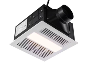 SKYSHALO 110 CFM Bathroom Exhaust Fan 1500-Watt Heating Energy-Saving Bath Fan - Picture 1 of 8