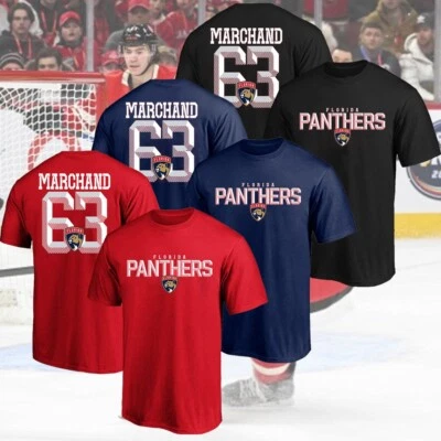 ¡¡OFERTA!! Marchand Brad #63 Florida Panther nombre y número regalo fan envío rápido S-5XL Foto 1 de 4