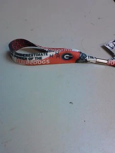 NCAA GEORGIA BULLDOGS / STAR WARS KEY STRAP WRIST LANYARD KEY CHAIN NEW NWT - Picture 1 of 2
