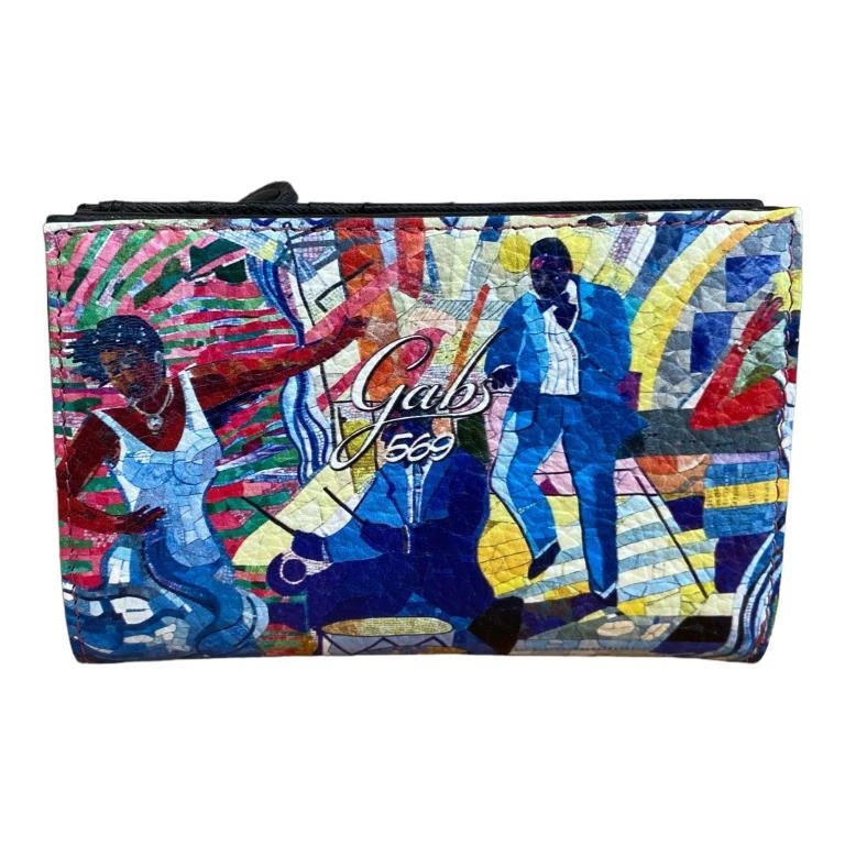 Portafoglio in pelle ruga Bull Black Donna Gabs GMONEY14 Jazz