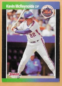 KEVIN McREYNOLDS NEW YORK METS #99 no dot inc - DONRUSS NM-MT 1989 - Foto 1 di 2