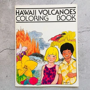 Hawaii Volcanoes Coloring Book By Keith L. Hoofnagle 1979 Unused - Imagen 1 de 9
