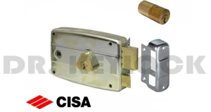 SERRATURA DA APPLICARE A CILINDRO CISA 50471 PORTA CANCELLO CANCELLINI MANIGLIA - Picture 1 of 1