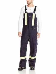 NEW Helly Hansen Workwear Men's Falher Reflective Bib Pant 3XL Navy - Picture 1 of 2