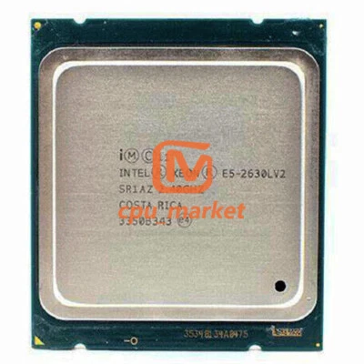 Intel Xeon E5-2630L v2 SR1AZ 2.4GHz 6 Cores 12 Threads 15MB 60W LGA2011 - Image 1 of 2