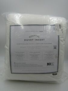 Pottery Barn Teen Essential Duvet Insert Lightweight Full Queen White #9999W4