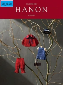 4798621730 Book Doll Sewing Pattern HANON Arrangement 1/6 Size Goods w/English - Picture 1 of 8