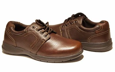 Мужские коричневые кожаные туфли Dr. Scholl's® Block Oxford с гелевой подушкой ширина 8 3E - Изображение 1 из 4