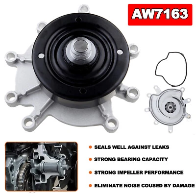 水泵 AW7163 适用于 2006 - 2009 三菱 Ram 1500 3.7L 升 4.7L 升 — 第 1/4 张图片