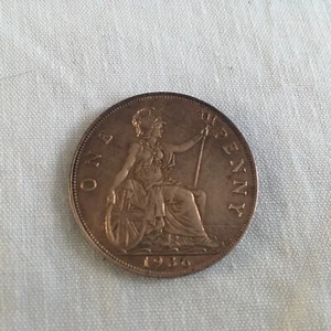 Moneda de un centavo del rey Jorge V 1936, Gran Bretaña, buen grado. - Imagen 1 de 2