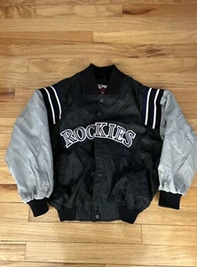 Vintage MLB Colorado Rockies Majestic Authentic Diamond Collection Jacke Jugend S - Bild 1 von 6