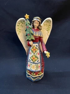 2009 St. Nicholas Square Winterland Collection 9 in Angel With Christmas Tree - Picture 1 of 7