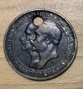 Kingdom Of Prussia 1911 Pattern 3 Mark Silver Commemorative Unv Of Breslau. *T63 - Picture 1 of 3