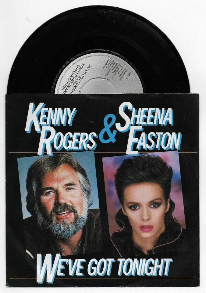 SHEENA EASTON & KENNY ROGERS - WE'VE GOT TONIGHT UK SINGLE, DIFFERENT PIC COVER - Image 1 of 1
