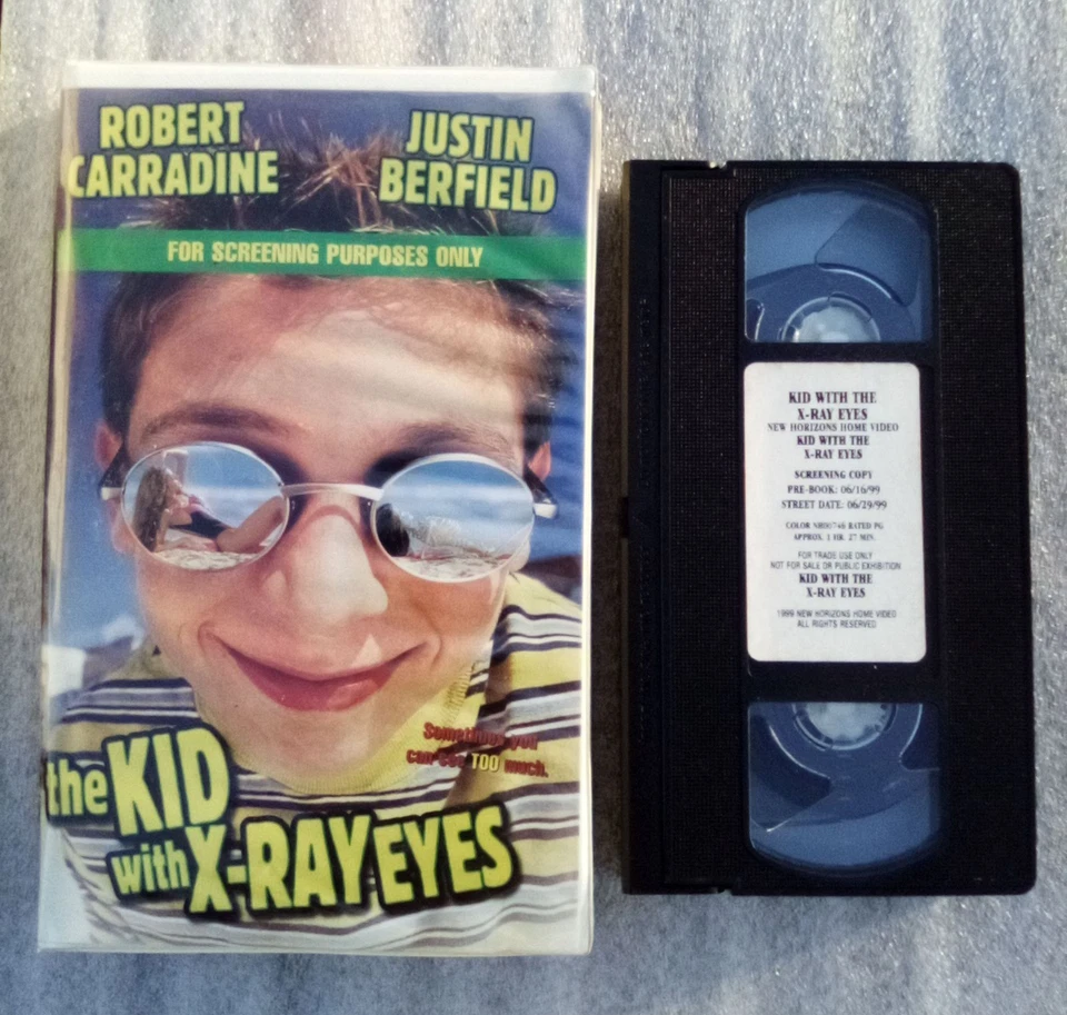 The Kid with X-Ray Eyes (DEMO VHS 1999) SCREENING/PROMO *Rare Cult Classic* OOP - Image 1 of 4