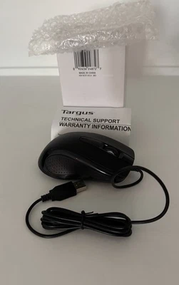 Targus Wired Mouse Black Model AMU660B Brand New - Image 1 of 4