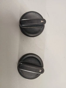 86-93 B2000 B2200 B2600i Heater Fan Speed Temperature Knob HVAC AC Pair Black - Picture 1 of 3