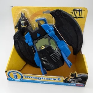 Fisher Price Imaginext DC Super Friends Batman NEW Batwing Plane jet Gotham claw - Picture 1 of 3