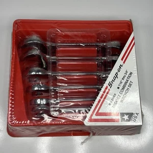 NEW Snap On OXI706B 6 Piece 12Pt SAE Flank Dr  Midget Combination Wrench Set USA - Picture 1 of 13