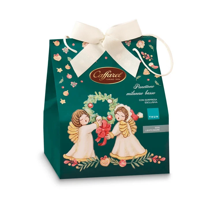 PANETTONE CAFFAREL CLASSICO CANDITI CON SORPRESA REGALO THUN 1KG NATALE  - Immagine 1 di 1