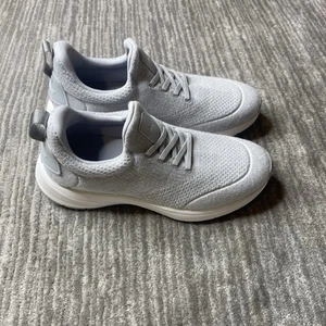 Peter Millar Crown Sport Tellustride Sneaker Mens 11.5 Platinum Gray Slip On - Picture 1 of 8
