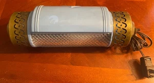 Vtg 1930’s Horizontal Art Deco Headboard Lamp Bluegrass/tin - Picture 1 of 3