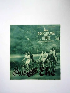 Aus erster Ehe - Erich Ponto - Programm von Heute - PvH 520 ungelocht (5/15) - Picture 1 of 1