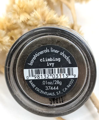 💋Bare Minerals CLIMBING IVY Liner Eye Shadow Color Loose Powder .28g *Opened* - Image 1 of 3