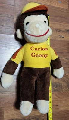 Vintage Knickerbocker Curious George Plush Toy, 1970's Stuffed Animal - Image 1 of 4