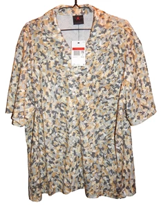 Nike Air Jordan Essentials Men's Open Collar Button Up Shirt Size L FN4641-133 - Picture 1 of 3