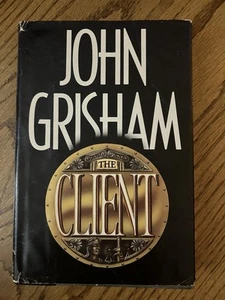 John Grisham The Client Legal Thriller Novel Suspense Fiction Book HC/DJ - Picture 1 of 2