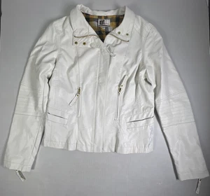 Chaqueta de cuero sintético Kut From The Kloth para manualidades hágalo usted mismo teñido pintura LEER NOTA - Imagen 1 de 17