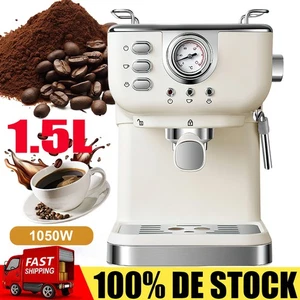 Espressomaschine Espresso Siebträgermaschine Coffee machine Kaffeemaschine 20bar - Bild 1 von 14