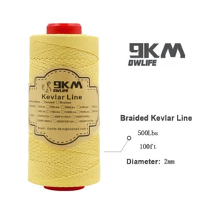 100% Kevlar String 40lb-5000lb Fishing Assist Cord Strong Rope Made with Kevlar - Picture 1 of 88