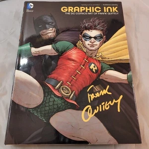 GRAPHIC INK THE DC COMICS ART OF FRANK QUITELY HARDCOVER BATMAN & ROBIN COVER - Bild 1 von 2