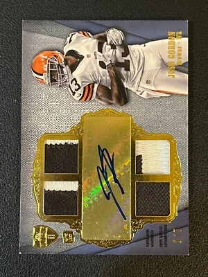 Josh Gordon 2012 Topps Supreme Rookie Auto Relic RPA /5 Browns SAQR-JG - Image 1 of 2