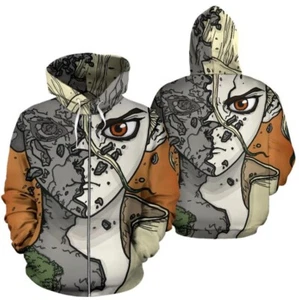 Dr.STONE Anime Kapuzen Sweatshirt Sweatjacke Hoodie Jacke Jacket Coat - Picture 1 of 4
