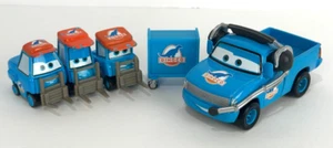 Disney Pixar Cars World of Cars Piston Cup Team Dinoco Crew Target Exclusive - Picture 1 of 14