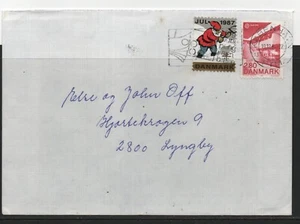 DENMARK # 2-1360 # COVER WITH CHRISTMAS SEAL: 1987 # SANTA IS WORKING # - Picture 1 of 1