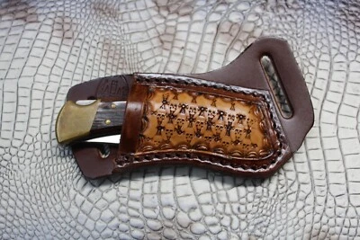 Knife Sheath, Fits 110 Buck Knife, Knife Holder, Pocket Knife Sheath, Holder - Image 1 of 4